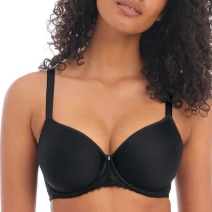 Freya Signature Moulded Spacer Bra In Black - Freya Stylish Strapless Bra