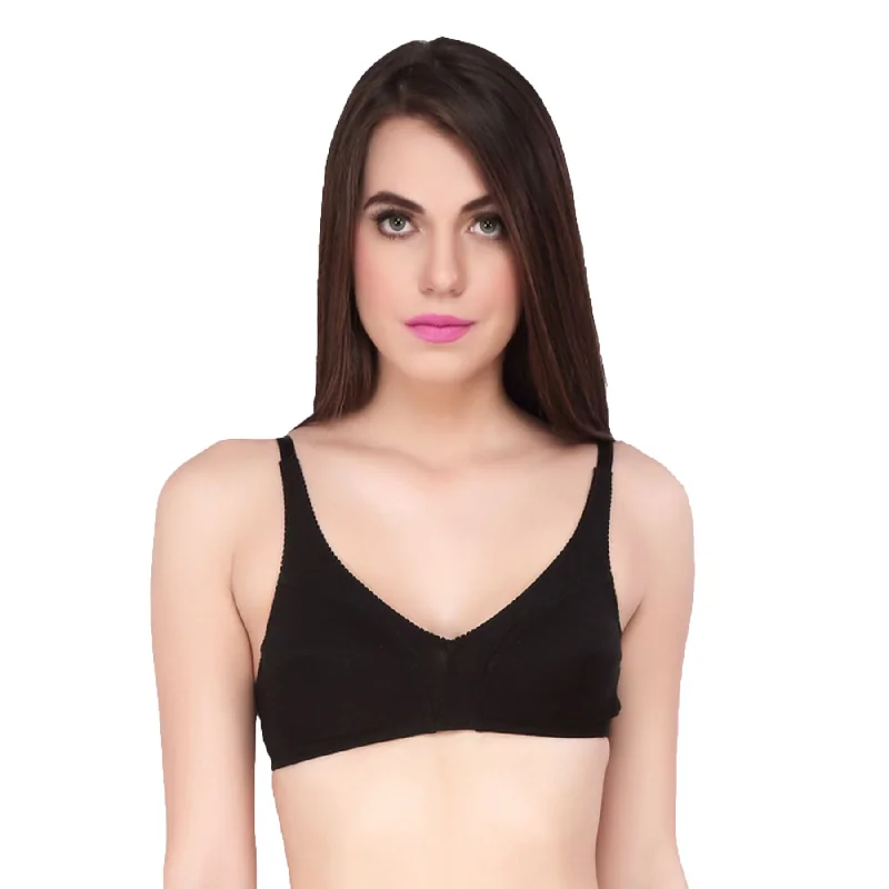 Full Coverage Non Padded Non wired Bra-CB-304 Sporty Compression Bra