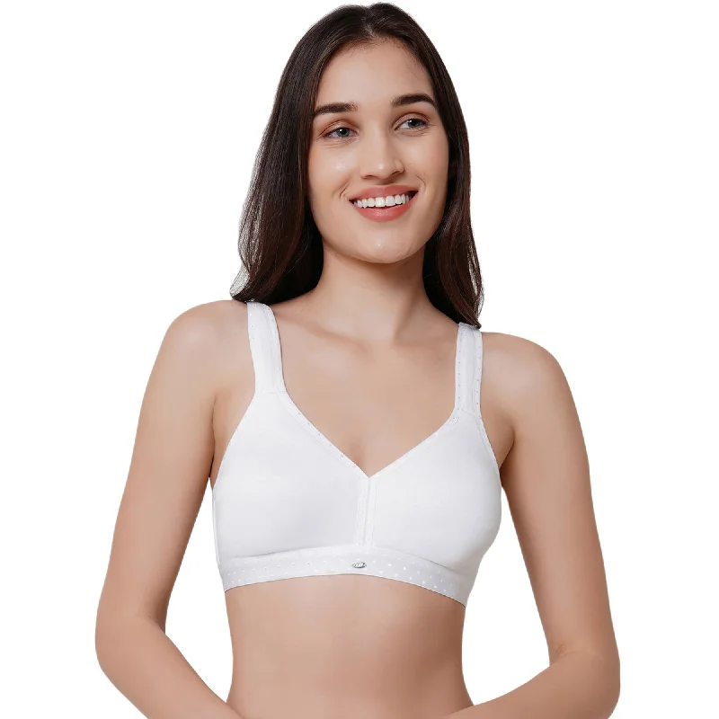 Full coverage Non padded Non wired Bra-CB-335 Soft Mesh Bra