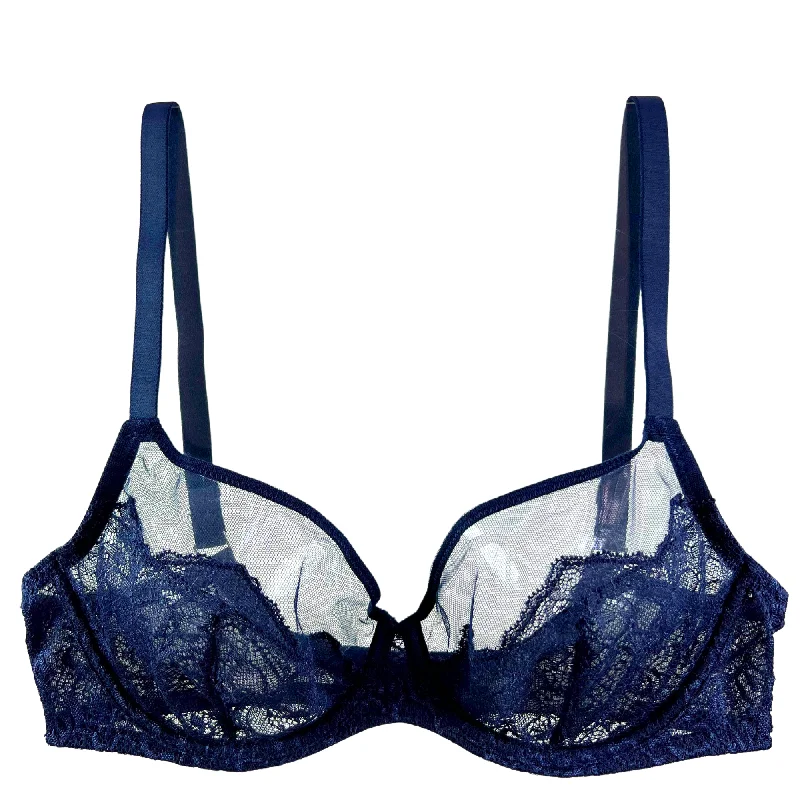 Liberté Bowery Mesh Plunge Bra Minimalist Wireless Bra