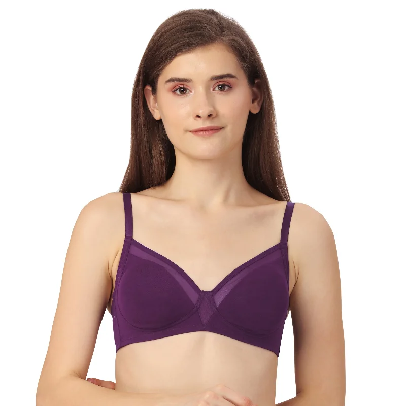 Non Padded Non Wired Medium Coverage Cotton Spandex Bra CB-340 Strapless Support Bra