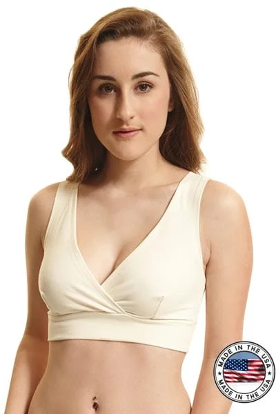 Jane's Organic Cotton Bra High-Cut Bra Design