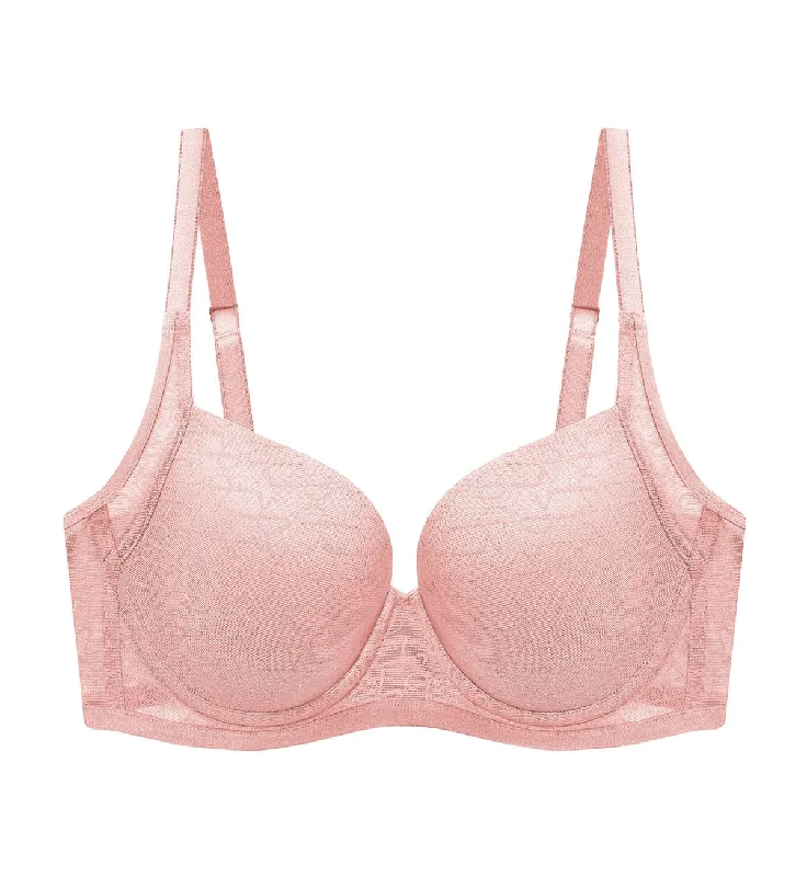 SIGNATURE SHEER WIRED PADDED BRA Active Support Bra