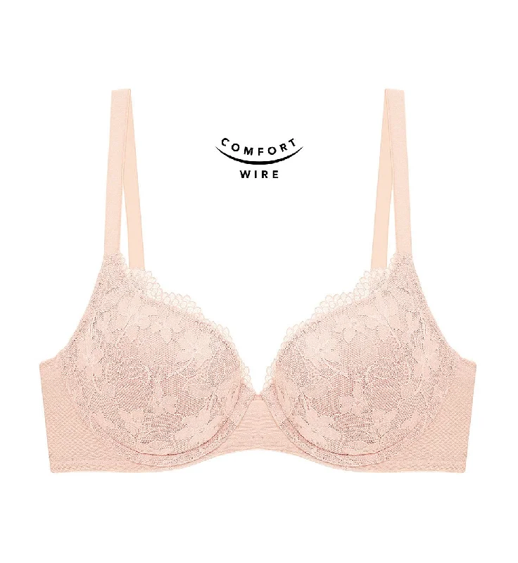 Simply Modern Larkspur Wired Padded Bra Wireless Lace Bra