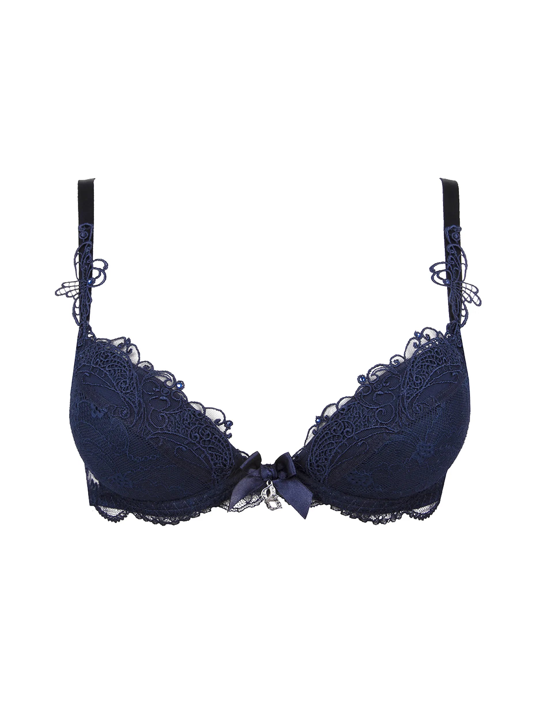 Soir De Venise Push Up Bra In Bleu Venise - Lise Charmel Minimalist Wireless Bra