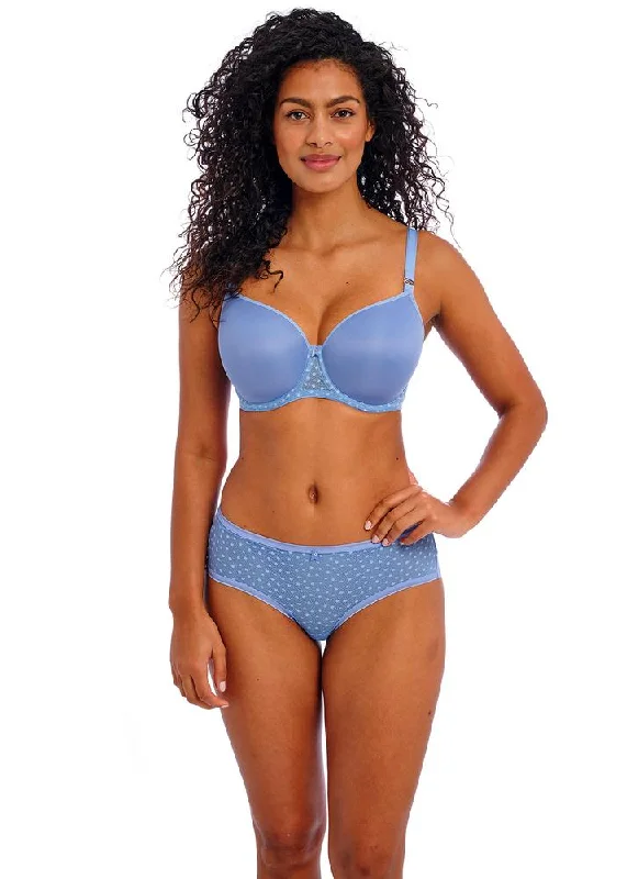 Starlight Moulded Balcony Bra In Cornflower - Freya Push-Up Bralette Set