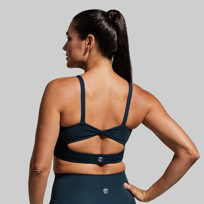 Your Go To Sports Bra (Deep Teal) Lightweight Cotton Bra