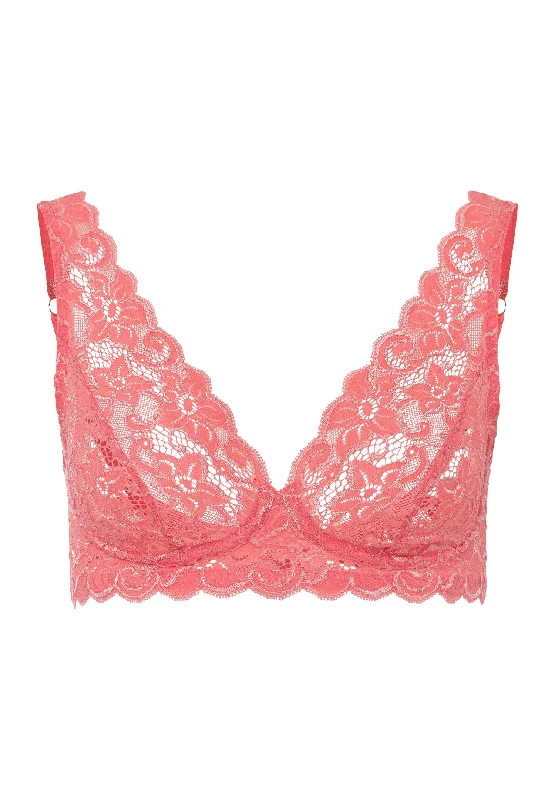 Luxury Moments Lace Soft Cup Bra | Porcelain Rose 71465-2309 Seamless Wireless Bra