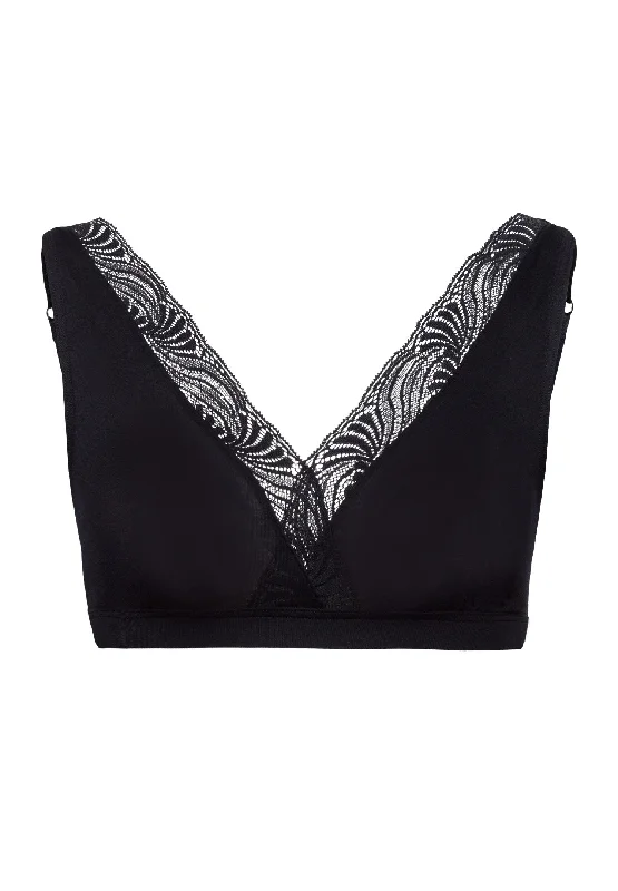 Cotton Delight Soft Cup Bra | Black 71838-019 Stretchy Full Coverage