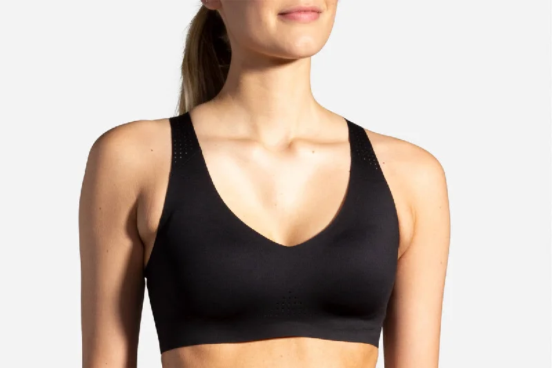 Women's Brooks Dare V-Neck Bra 350079-001 Comfortable Fit Bralette
