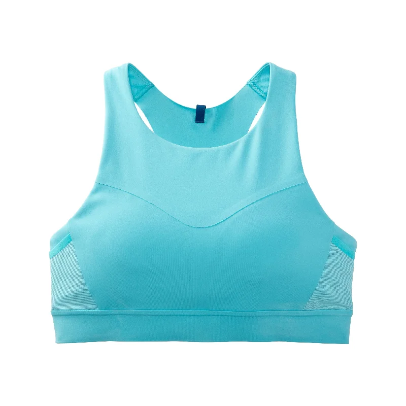 Women's Brooks Drive 3 Pocket Run Bra - 350080-475 Minimalist Wireless Bra