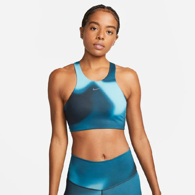 Women's Nike Yoga Swoosh Bra - DM0647-404 Lace-Trimmed Bra