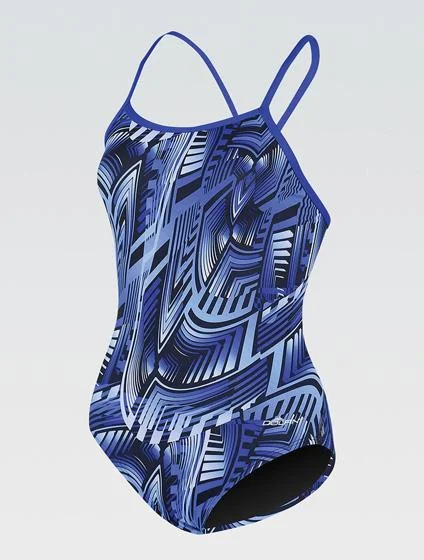 Dolfin Women's Reliance Genesis V Back One Piece Swimsuit Elegant Swim Dress