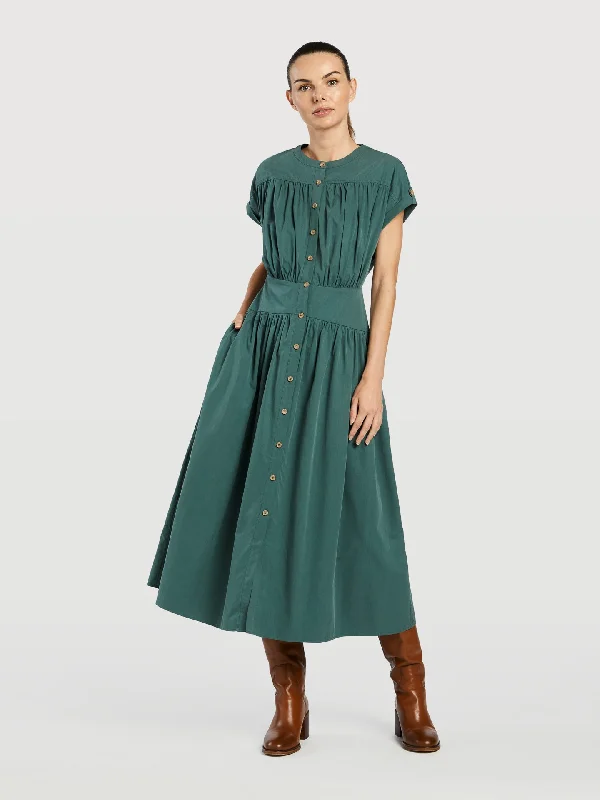 Short Sleeve Midi Dress Comfortable Casual Midi Dress