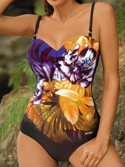 Plus Size Swimwear Push Up Women's Swimming Body Bathing Suit Pool Beach 2021 Floral Bikini Top Plus Size Swimwear Push Up Women's Swimming Body Bathing Suit Pool Beach 2021 Floral Bikini Top