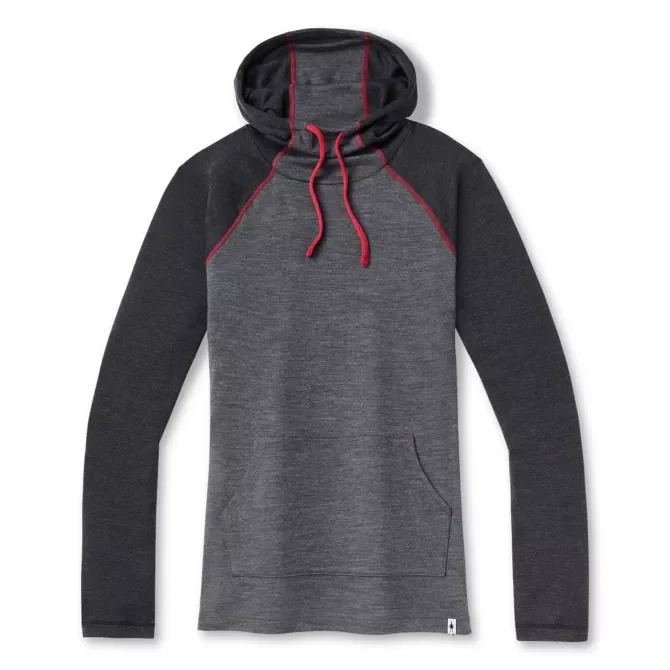 Smartwool Merino 250 Drape Neck Hoodie - Women's Hoodie with Embroidery Detailed Premium Smartwool Merino 250 Drape Neck Hoodie - Women's Hoodie with Embroidery Detailed Premium