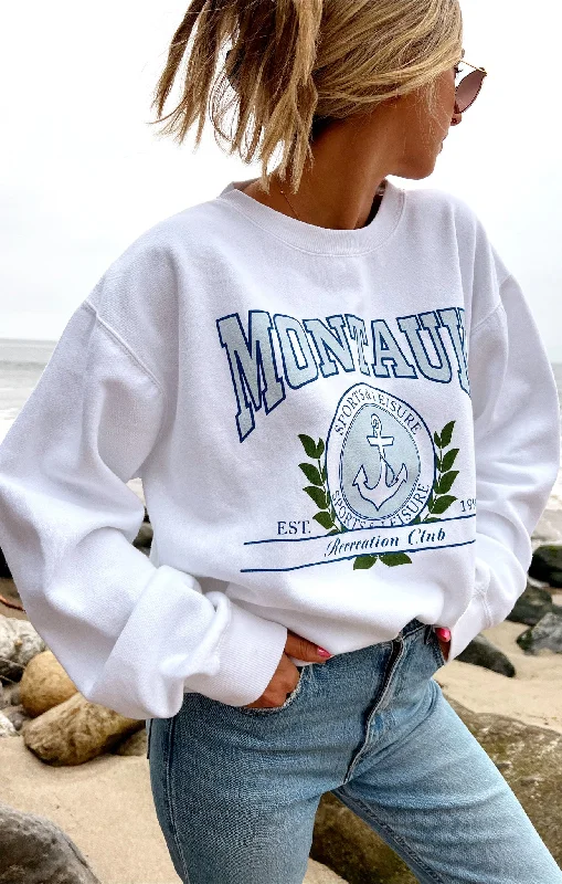 Stanley Sweatshirt ~ Montauk Graphic Hoodie with Elastic Waist Stretchable Comfortable Stanley Sweatshirt ~ Montauk Graphic Hoodie with Elastic Waist Stretchable Comfortable