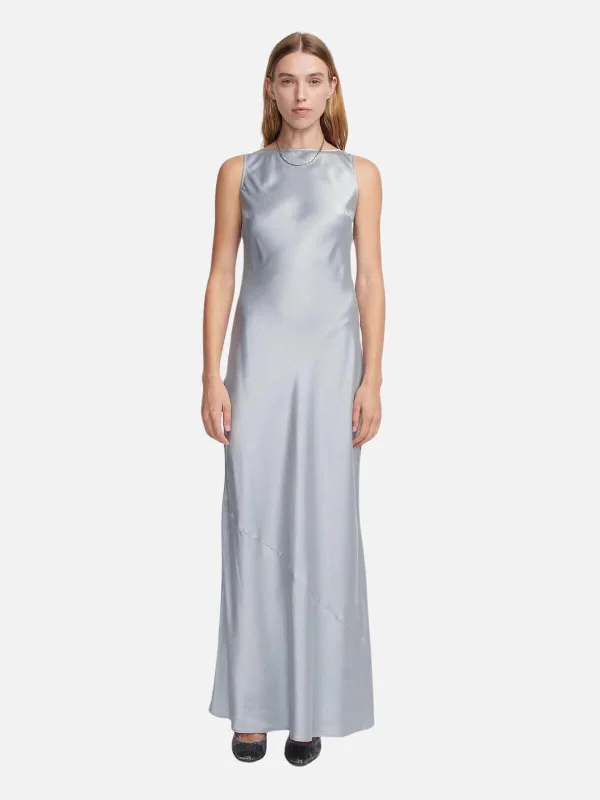 Elle Maxi Dress - Stone Fashionable Sleeveless Maxi Dress
