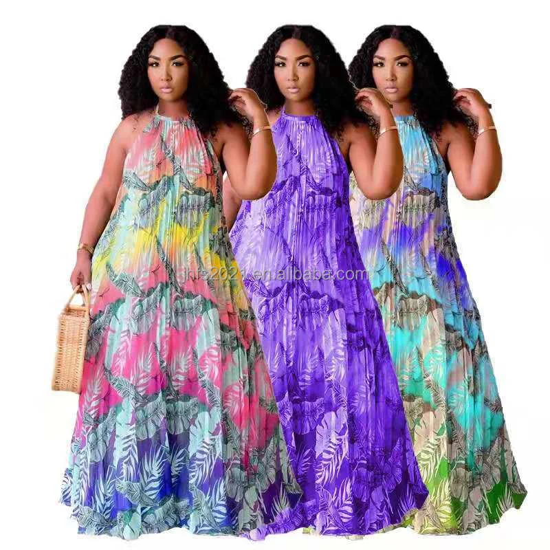 J&H fashion multi color printed halter ruched dress for women plus size casual loose maxi dress sexy boho beach dress Stylish Longline Maxi Dress J&H fashion multi color printed halter ruched dress for women plus size casual loose maxi dress sexy boho beach dress Stylish Longline Maxi Dress