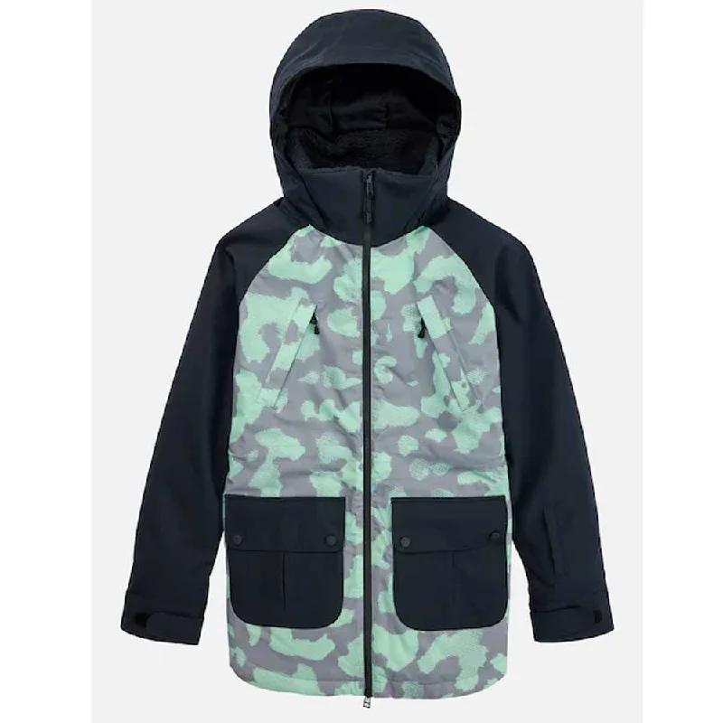 Burton Women's Prowess 2023 Jacket - Rosette / True Black Insulated Jacket Fitted Jacket Loose Jacket Burton Women's Prowess 2023 Jacket - Rosette / True Black Insulated Jacket Fitted Jacket Loose Jacket