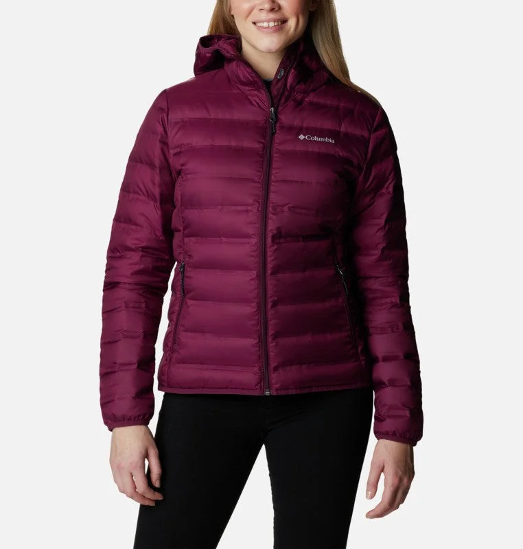 Columbia Ladies Lake 22 Short Hooded Down Jacket-BERRY Fitted Jacket Loose Jacket Oversized Jacket Columbia Ladies Lake 22 Short Hooded Down Jacket-BERRY Fitted Jacket Loose Jacket Oversized Jacket