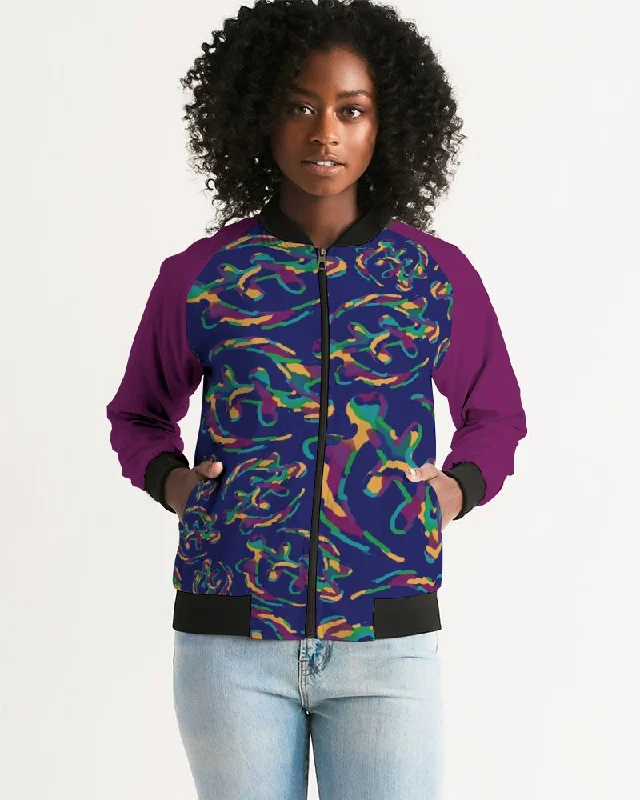 GYE NYAME - EXCEPT FOR GOD Women's Bomber Jacket Rayon Jacket Velvet Jacket Corduroy Jacket GYE NYAME - EXCEPT FOR GOD Women's Bomber Jacket Rayon Jacket Velvet Jacket Corduroy Jacket