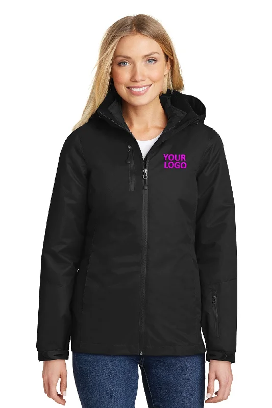 Port Authority Ladies Vortex Customized Waterproof 3-in-1 Jackets, Black/ Black Satin Jacket Silk Jacket Chiffon Jacket Port Authority Ladies Vortex Customized Waterproof 3-in-1 Jackets, Black/ Black Satin Jacket Silk Jacket Chiffon Jacket
