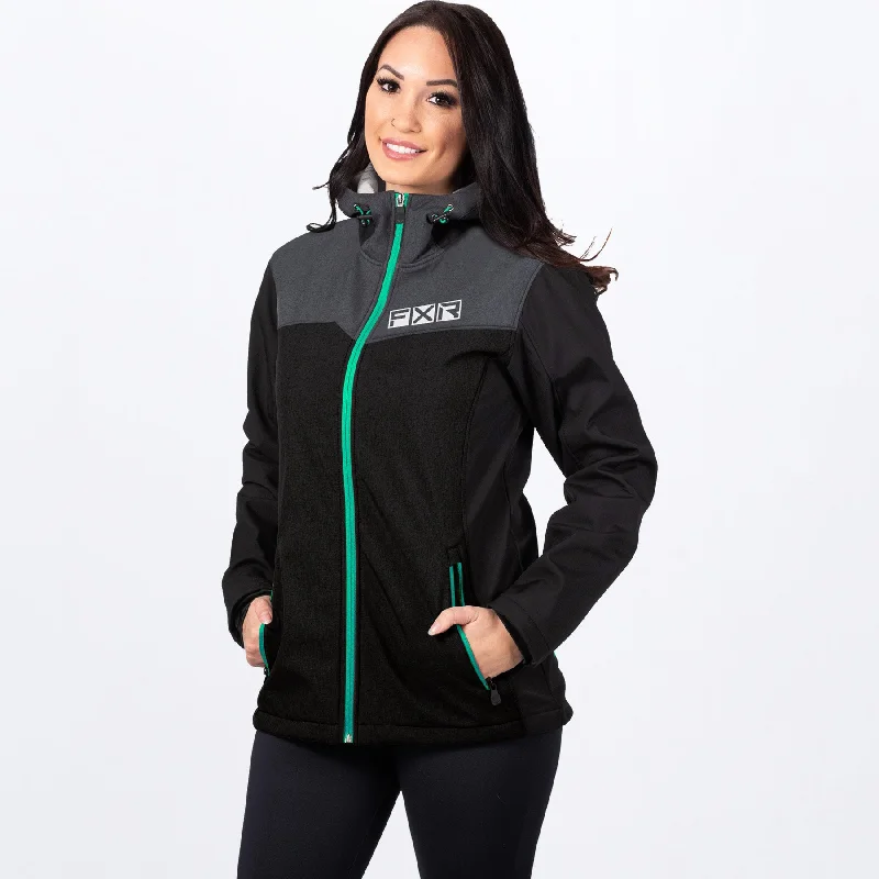 Women's Pulse Softshell Jacket Wool Jacket Cashmere Jacket Tweed Jacket