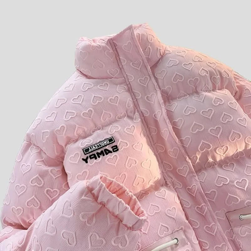 Hearts Winter Cotton Jacket Multi-Functional Satin Jacket Silk Jacket Chiffon Jacket Hearts Winter Cotton Jacket Multi-Functional Satin Jacket Silk Jacket Chiffon Jacket
