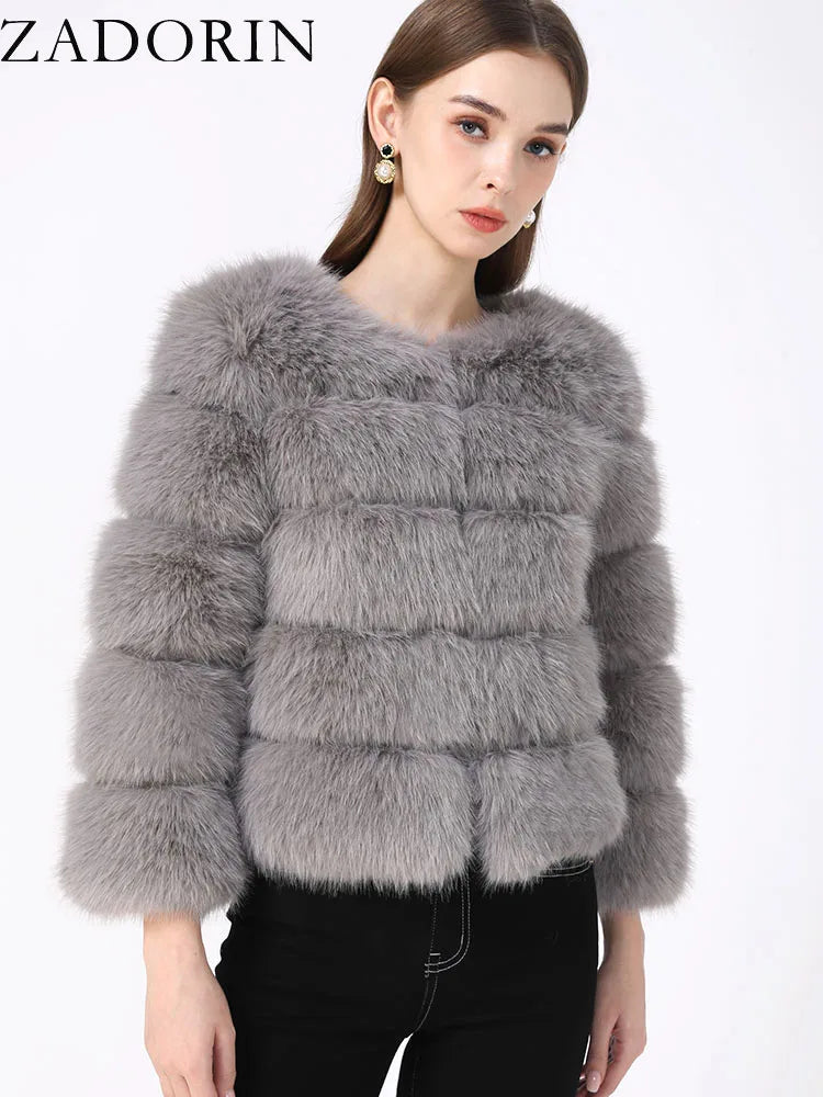 Autumn Winter Fluffy Black Faux Fur Coat Women-Elegant Thick Warm Faux Fur Jackets For Women Satin Jacket Silk Jacket Chiffon Jacket Autumn Winter Fluffy Black Faux Fur Coat Women-Elegant Thick Warm Faux Fur Jackets For Women Satin Jacket Silk Jacket Chiffon Jacket