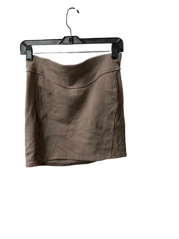 Athletic Skirt By Alo In Brown, Size: M ruffled skirt detail