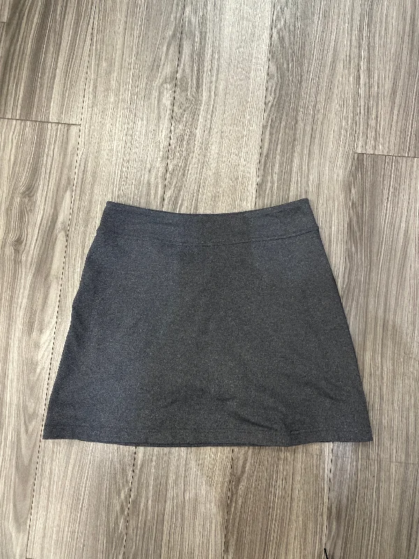 Athletic Skirt By Athleta In Grey, Size: M spandex blend skirt