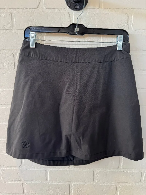 Athletic Skirt By Fjall Raven In Grey, Size: 0 linen skirt relaxed