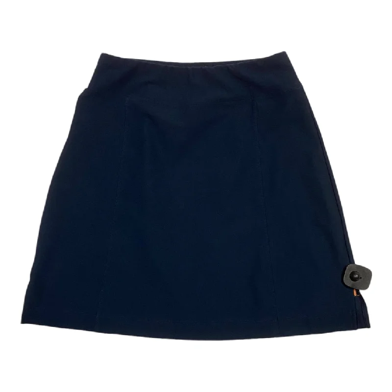 Athletic Skirt By Lucy In Navy, Size: S chiffon skirt delicate