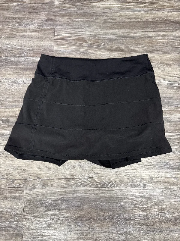 Athletic Skirt By Lululemon In Black, Size: 6 lace skirt feminine