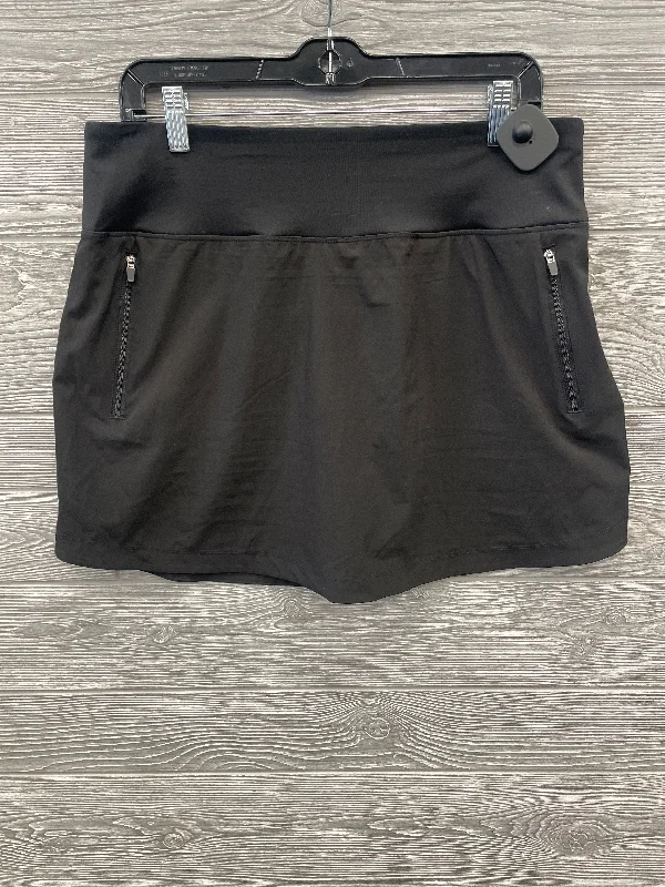 Athletic Skirt By Mta Pro In Black, Size: L velvet skirt rich