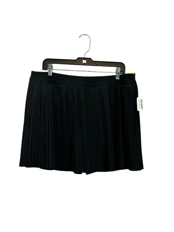 Athletic Skirt By Old Navy In Black, Size: Xl chiffon skirt airy