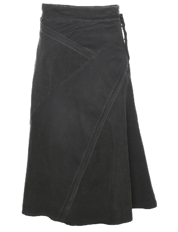 Corduroy A-line Skirt - M cashmere skirt fine