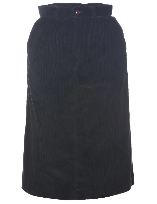 Corduroy Pencil Skirt - S maxi skirt elegant