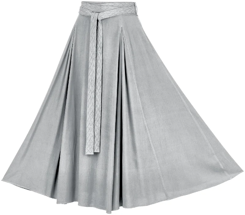 Demeter Skirt Limited Edition Silver Pewter velvet skirt plush